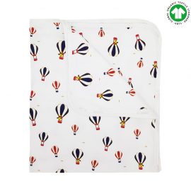 Hooded Baby Blanket – Sky Balloons